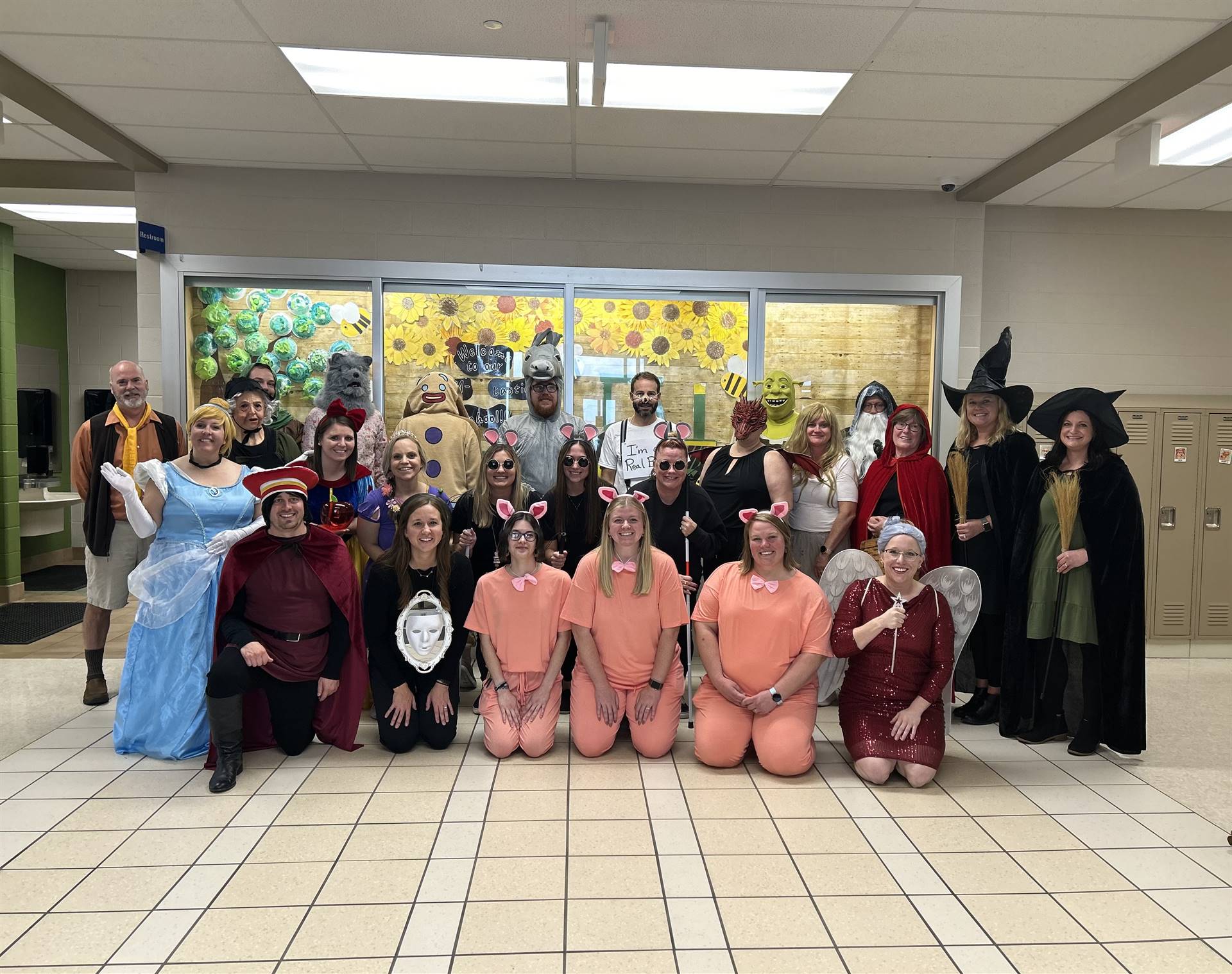 Elementary Staff for Halloween Day