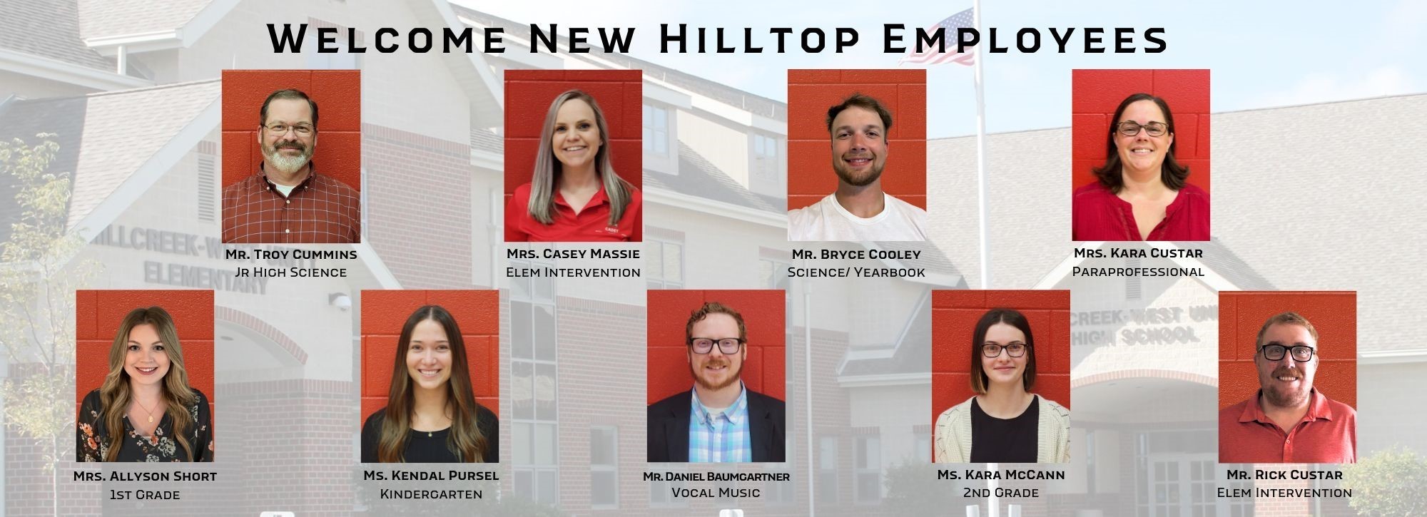New Hilltop Employees