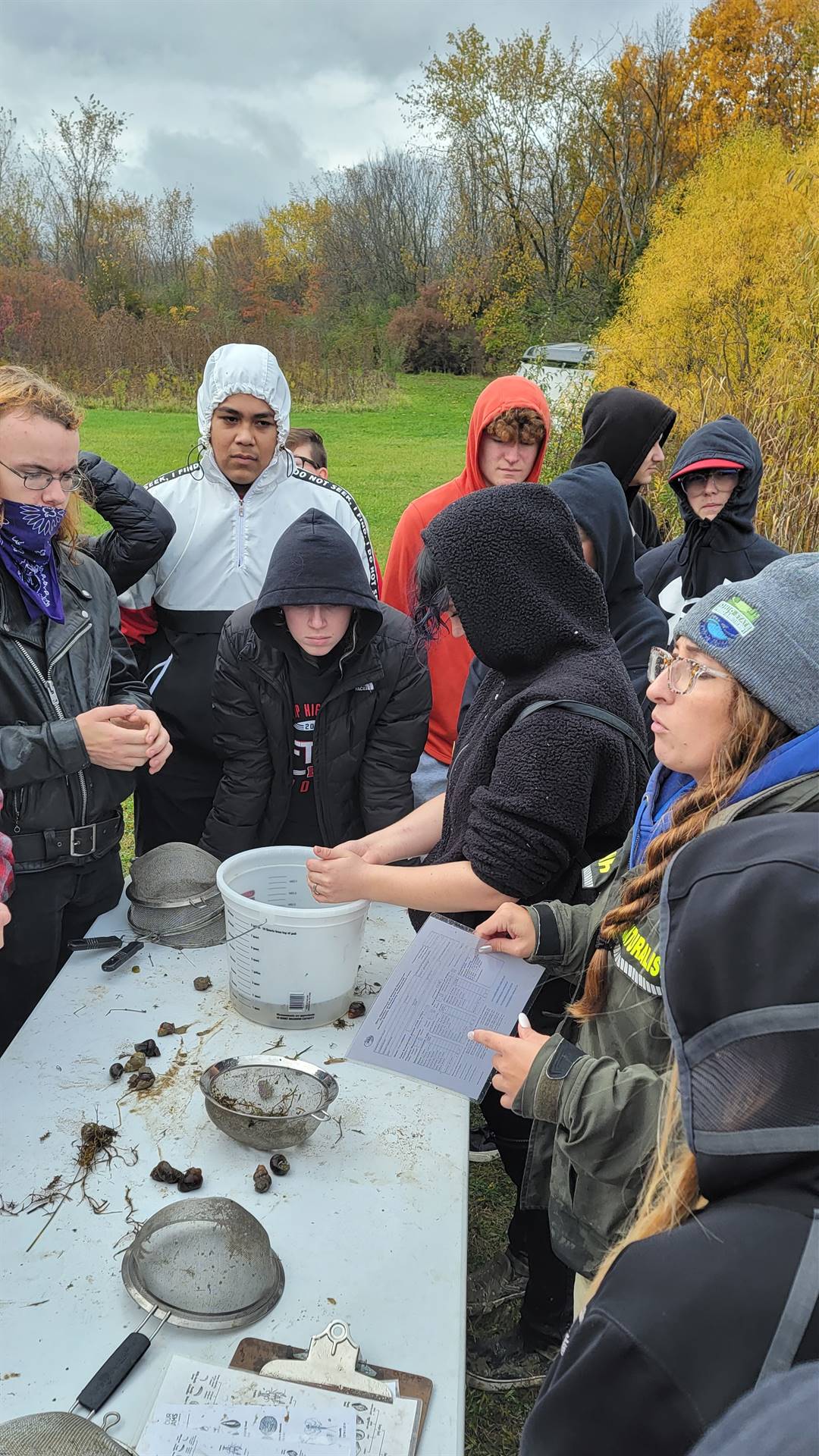 Biology and Plant/Animal Science Classes Field Trip Wms Cty Soil & Water